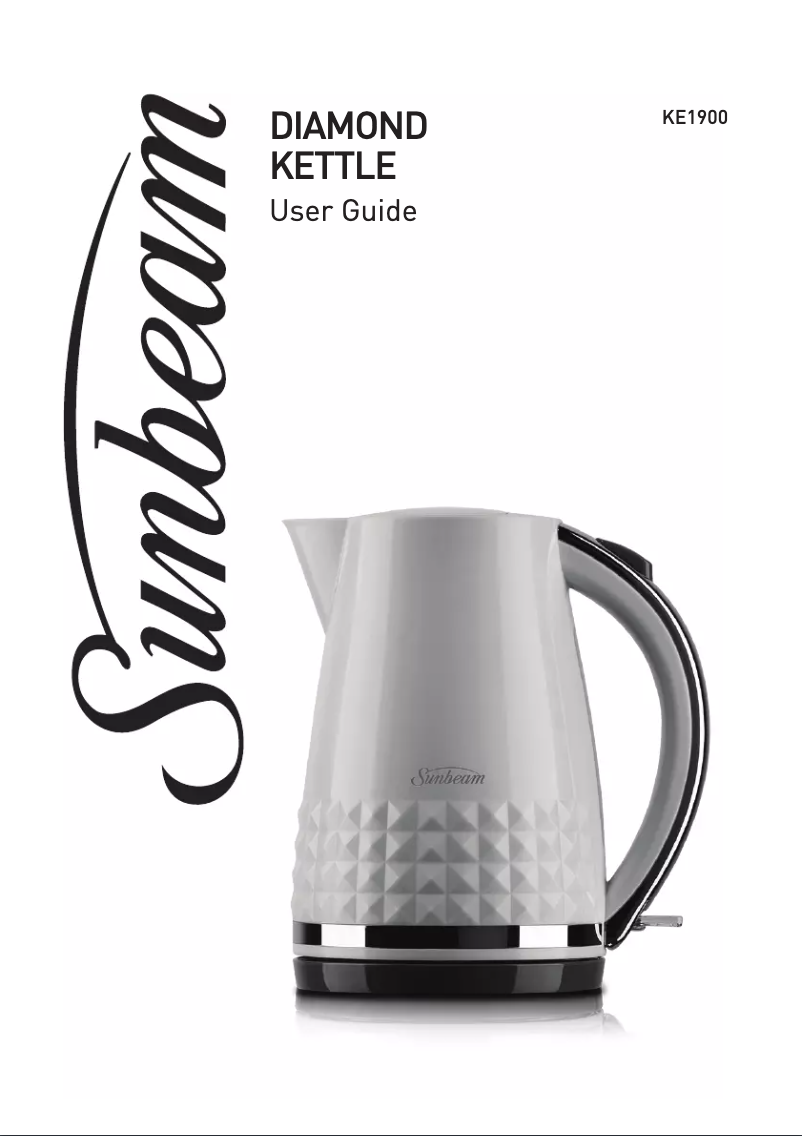 Page n°1 - Manuel utilisateur Sunbeam KE1900B