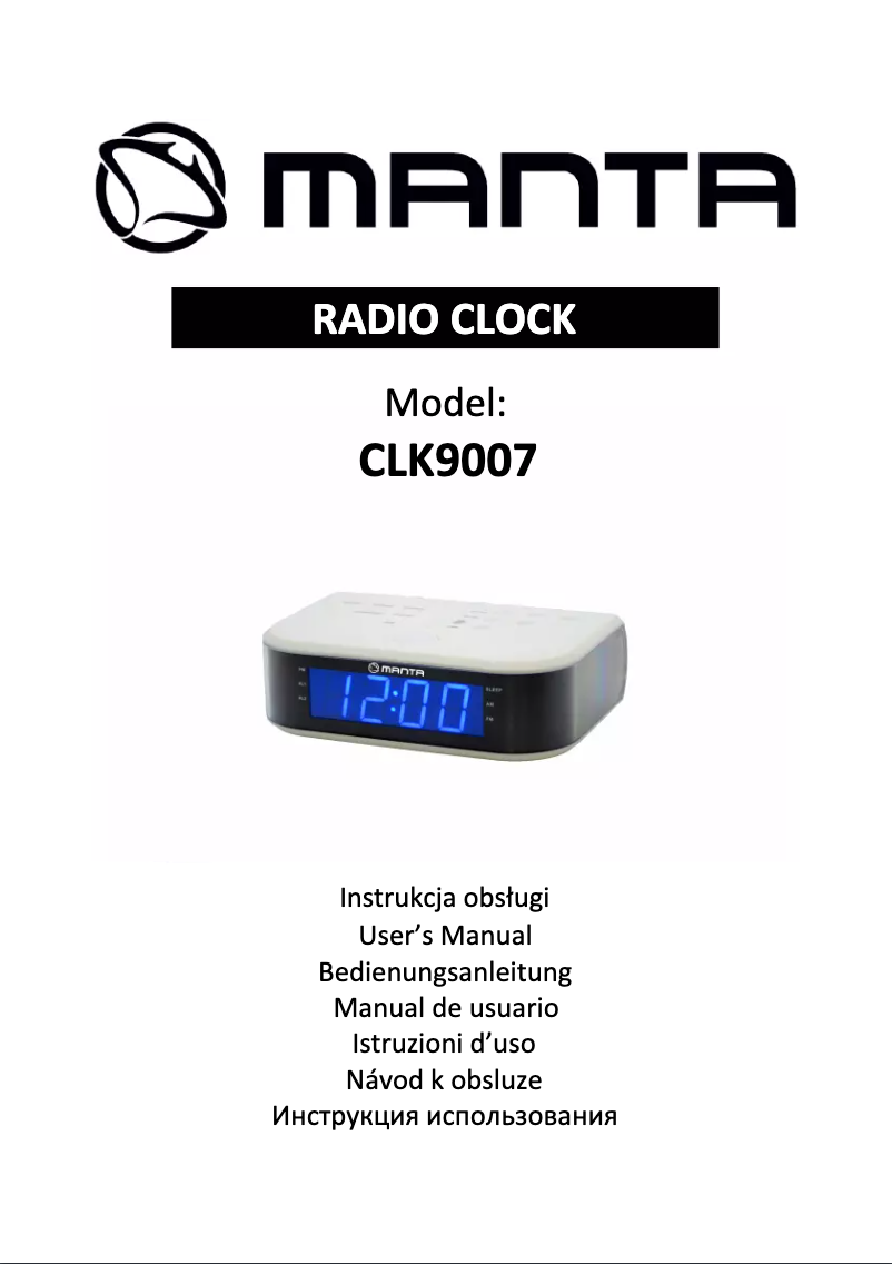 Image de la première page du manuel de l'appareil CLK9007