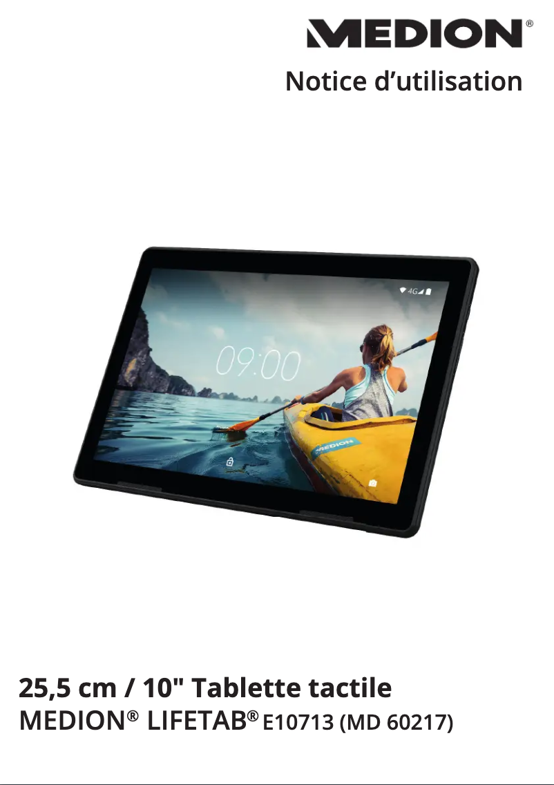 Page 1 de la notice Manuel utilisateur Medion LIFETAB E10713 (MD 60217)