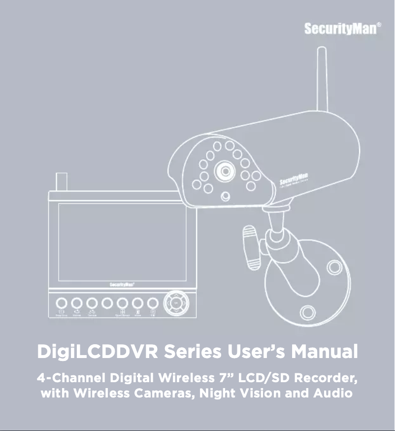 Image de la première page du manuel de l'appareil DIGILCDDVR4