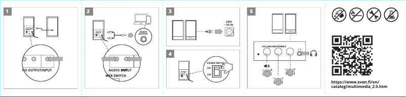 Page 1 de la notice Guide de démarrage rapide Sven SPS-702