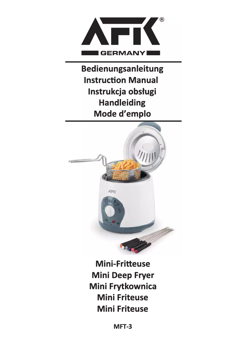 Imagen de la primera página del manual del dispositivo MFT-3