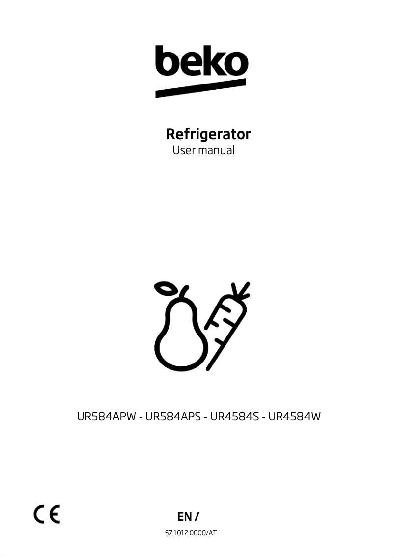 Image de la première page du manuel de l'appareil UR4584S