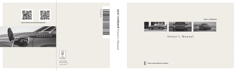 Image de la première page du manuel de l'appareil Corsair (2021)