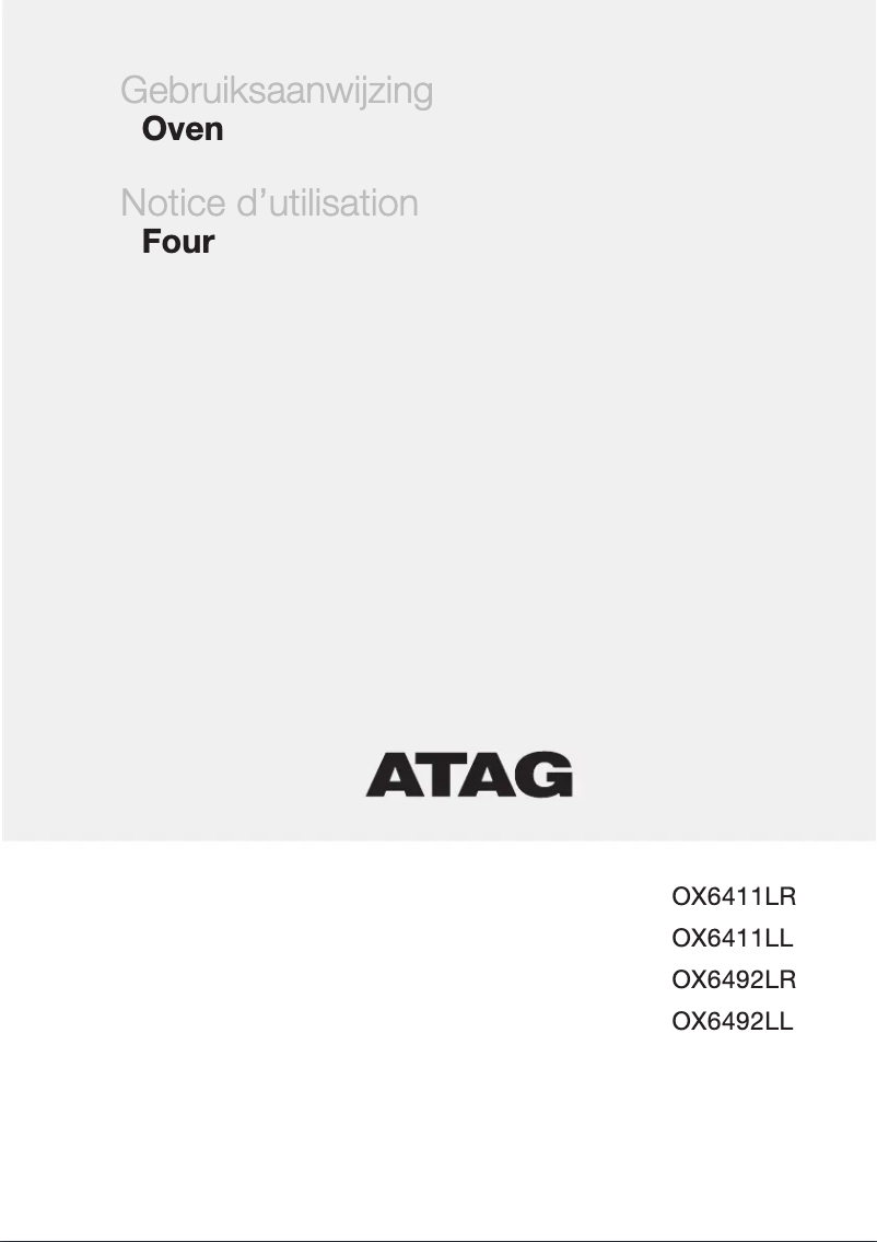 Page 1 de la notice Mode d'emploi Atag OX6411LLN