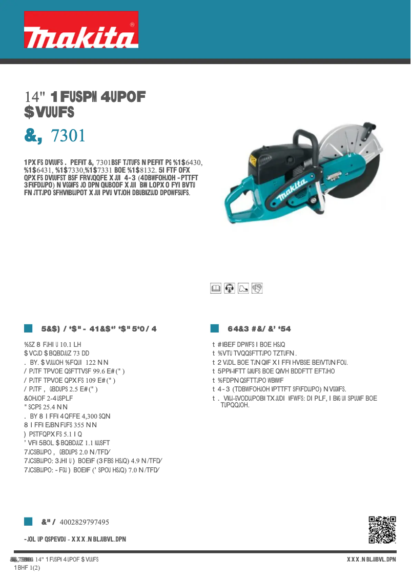 Image de la première page du manuel de l'appareil EK7301