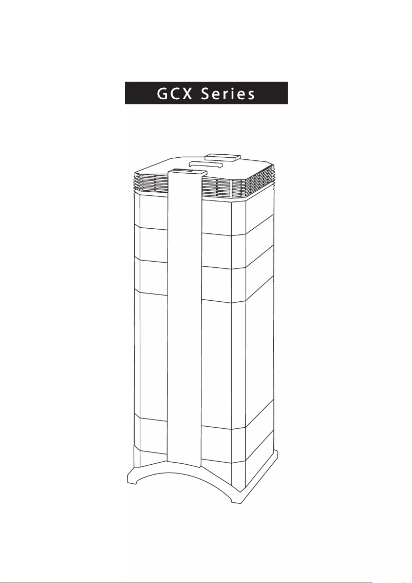 Página 1 del manual Manual de usuario IQAir GCX Series