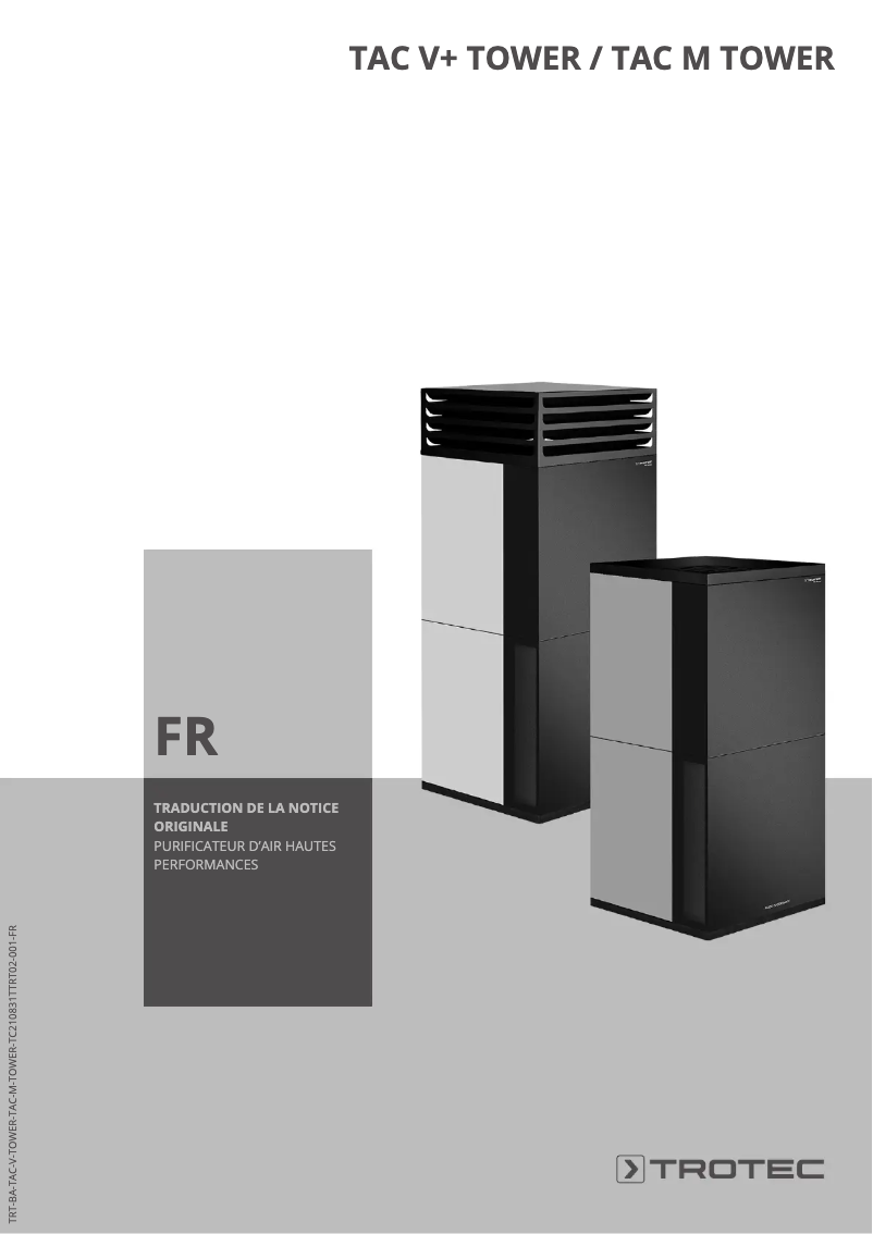 Página 1 del manual Manual de usuario Trotec TAC V+ II