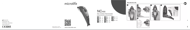 Page n°1 - Manuel utilisateur Microlife NC400