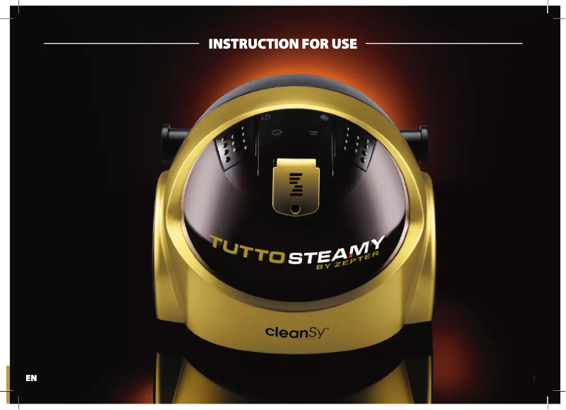 Page 1 de la notice Manuel utilisateur Zepter TuttoSteamy PWC-301
