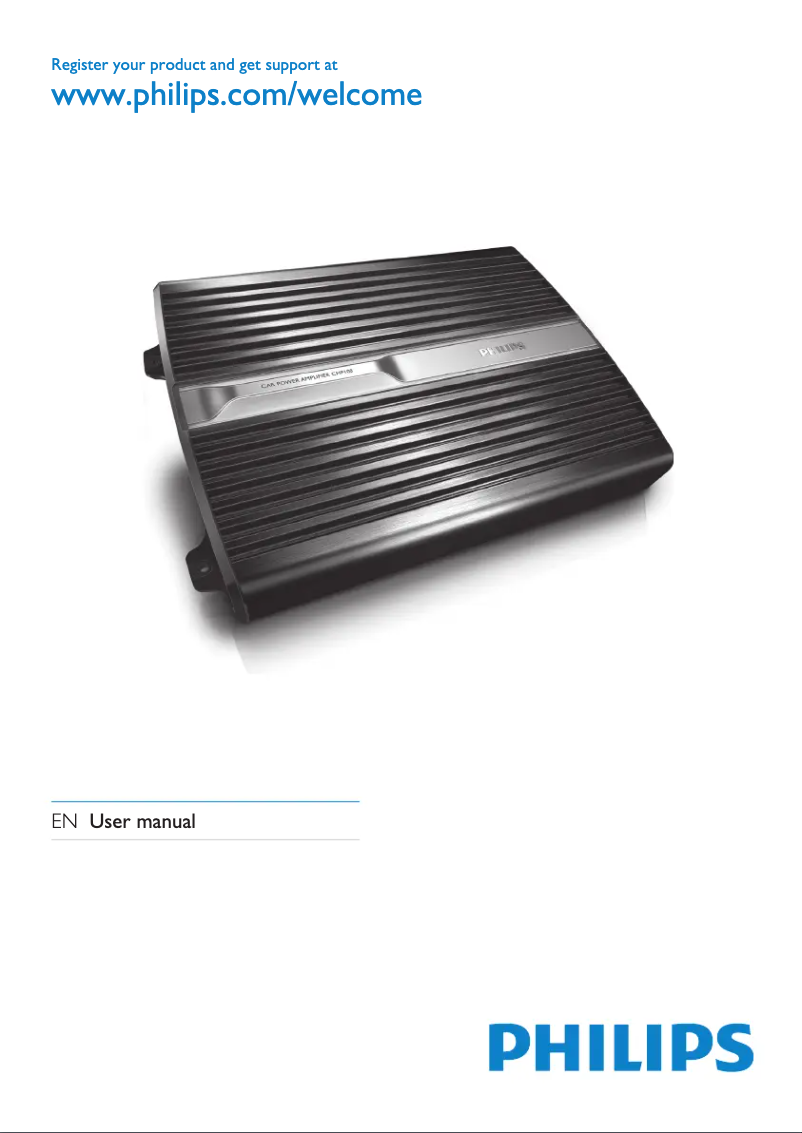 Página 1 del manual Manual de usuario Philips CMP200