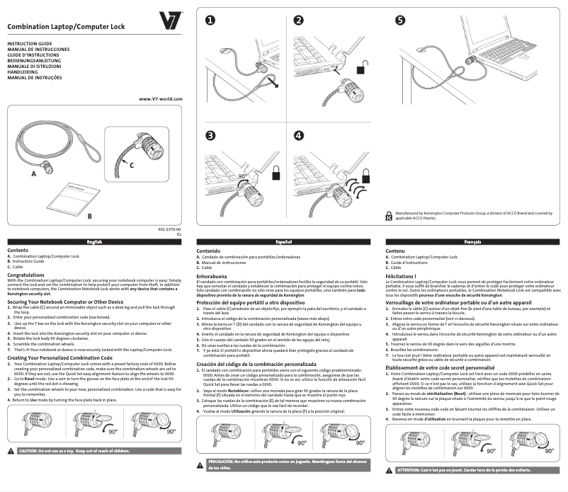 Page 1 de la notice Manuel utilisateur V7 SLC500