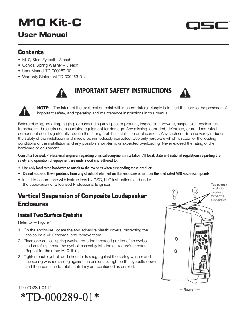 Image de la première page du manuel de l'appareil M10 Kit-C