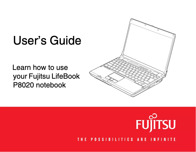 Page n°1 - Manuel utilisateur Fujitsu LifeBook P8020
