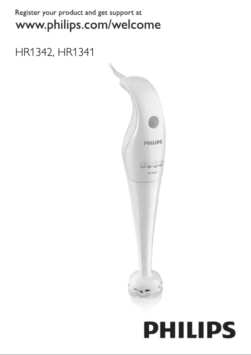 Image de la première page du manuel de l'appareil Daily Collection HR1341