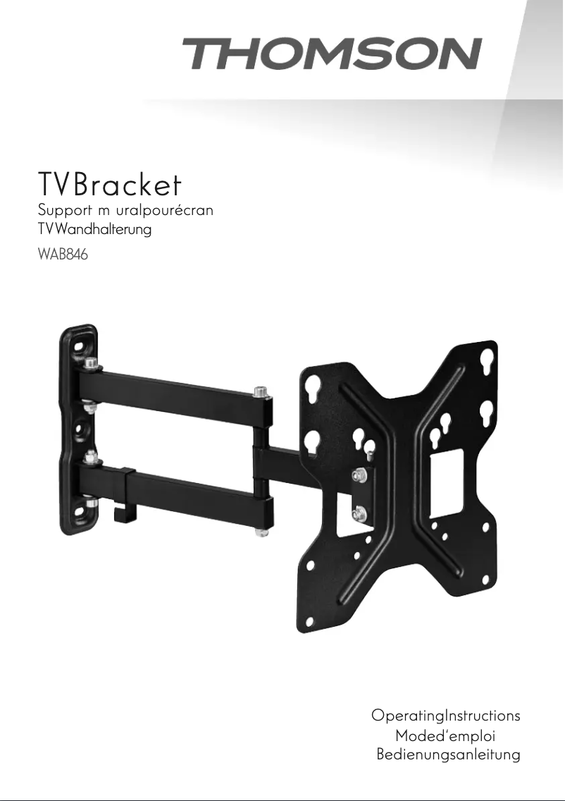 Page 1 de la notice Manuel utilisateur Thomson WAB846