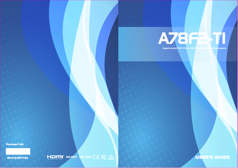 Page 1 de la notice Manuel utilisateur ECS A78F2-TI
