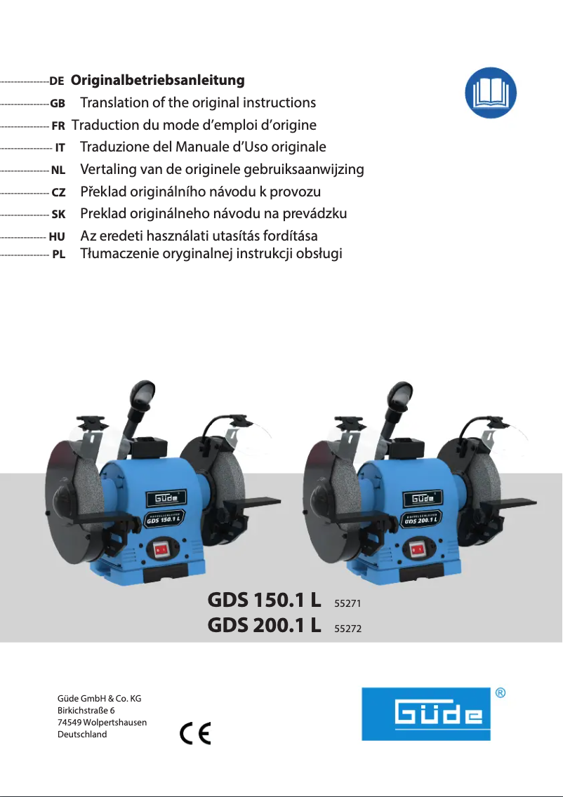 Image de la première page du manuel de l'appareil GDS 200.1 L