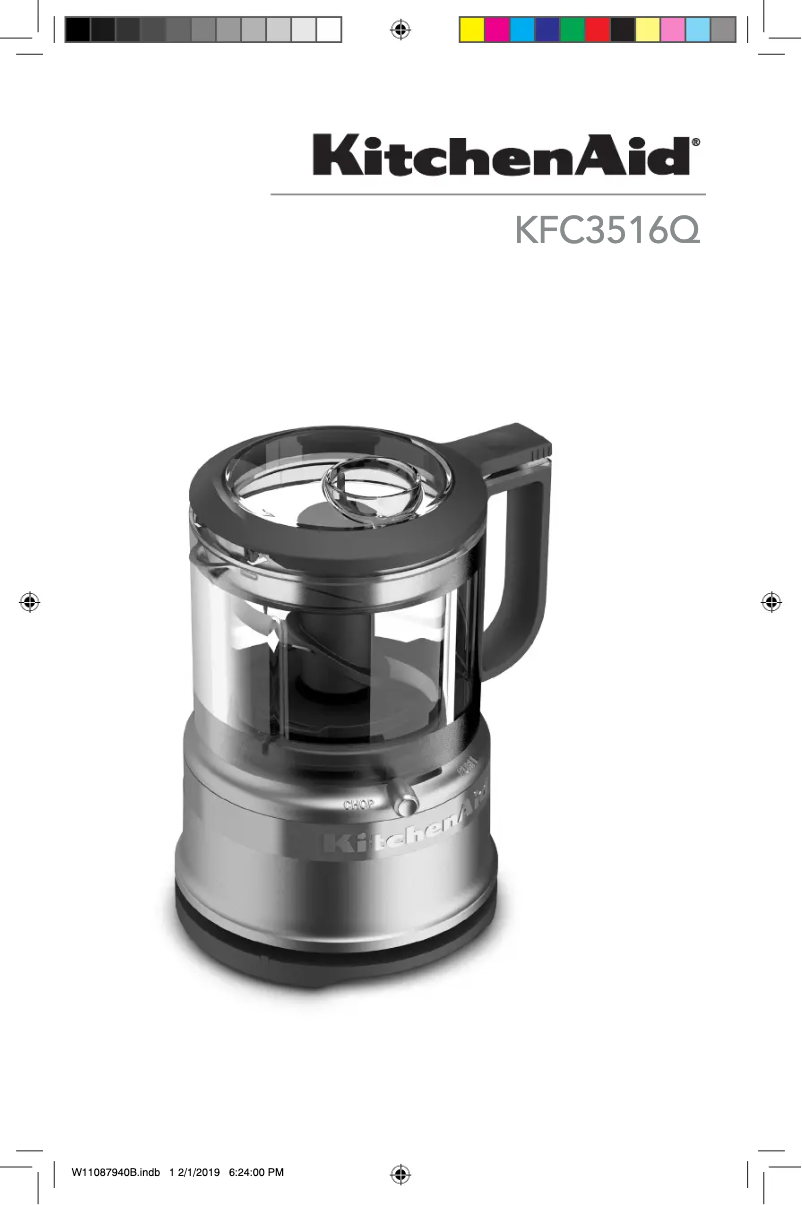 Image de la première page du manuel de l'appareil KFC3516