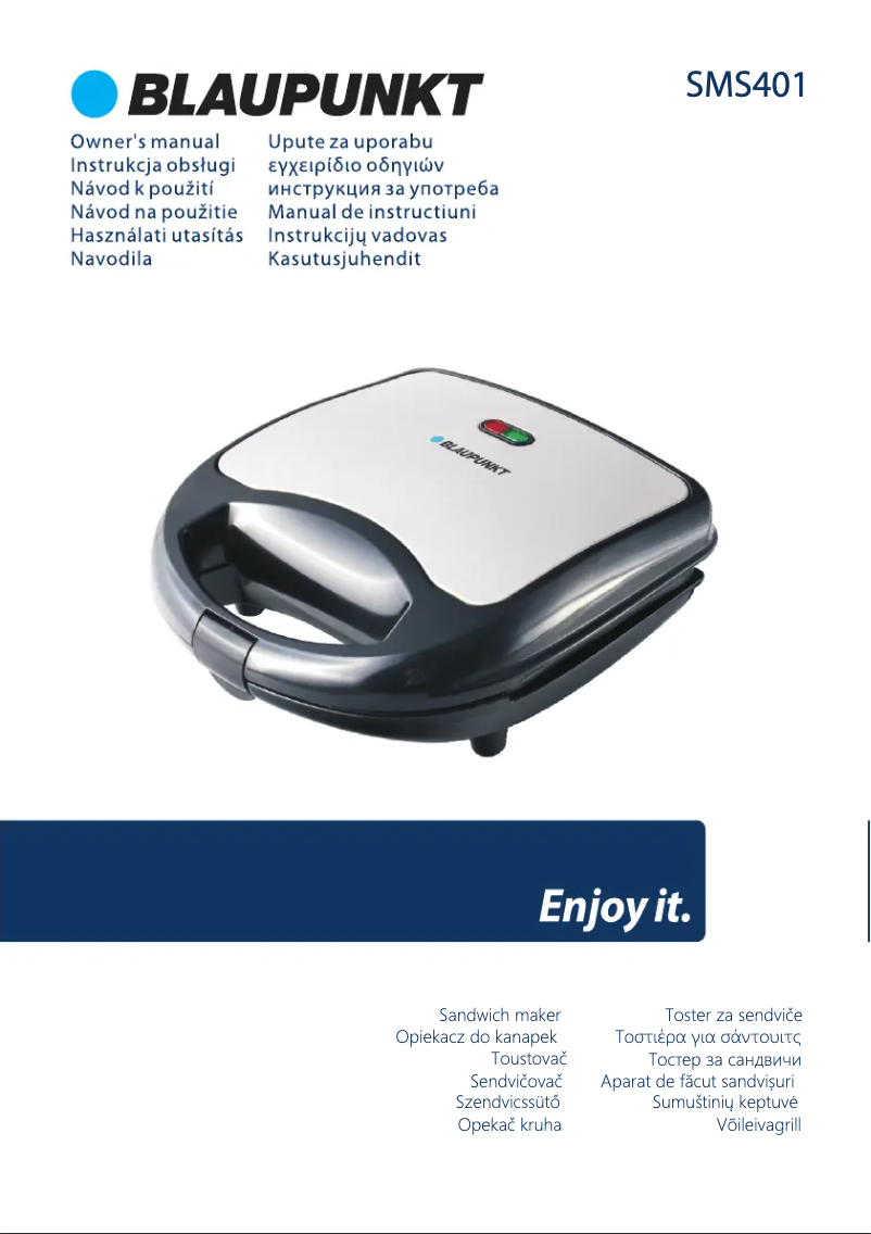 Page 1 of the manual User Manual Blaupunkt SMS401