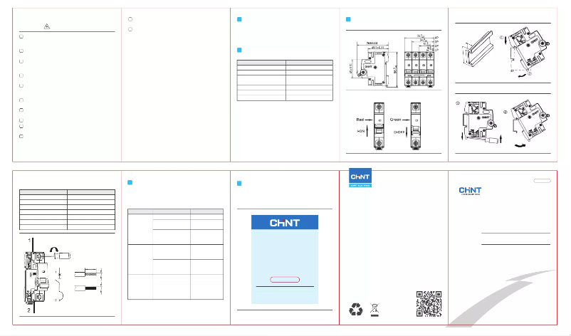 Image de la première page du manuel de l'appareil NB8-63M