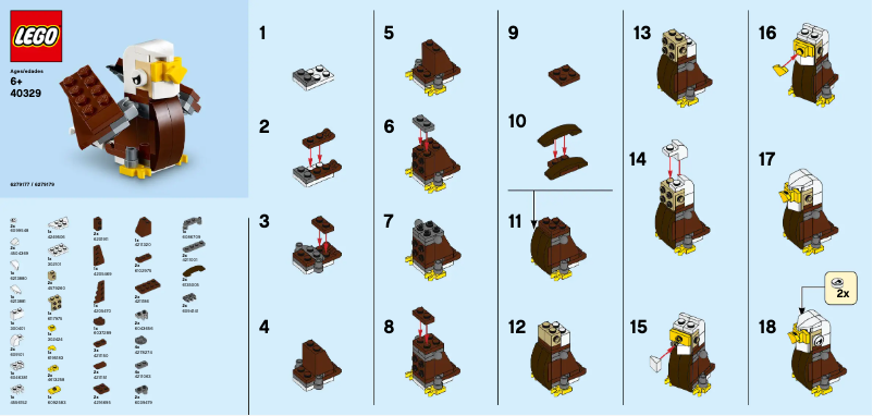 Page n°1 - Manuel utilisateur Lego MMB Eagle 40329
