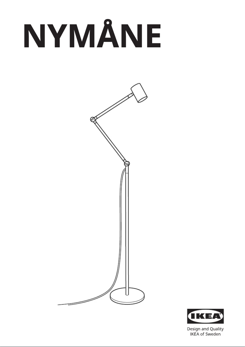 Imagen de la primera página del manual del dispositivo NYMÅNE 505.365.32