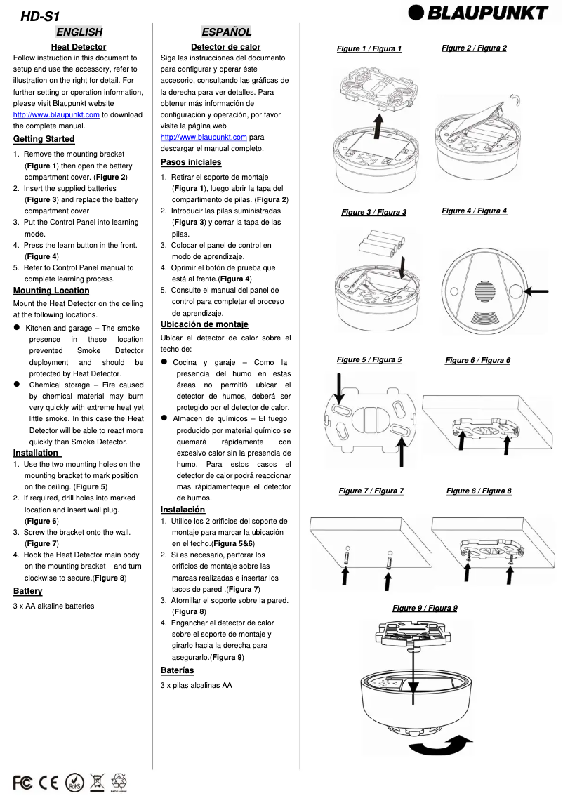 Page n°1 - Manuel utilisateur Blaupunkt HD-S1