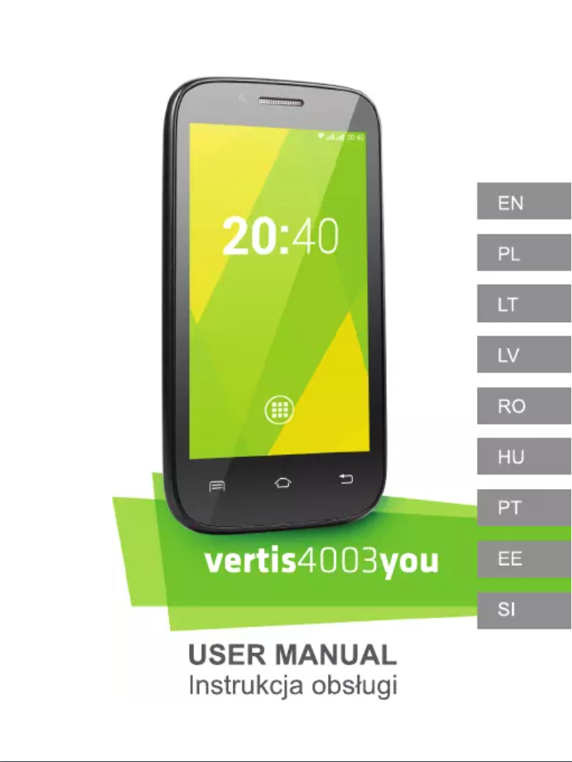 Page n°1 - Manuel utilisateur Overmax Vertis 4003 You