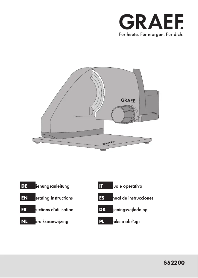 Image de la première page du manuel de l'appareil S52200