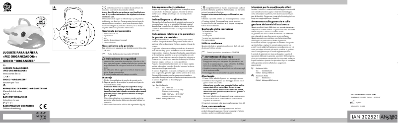 Page 1 de la notice Manuel utilisateur Playtive IAN 302521