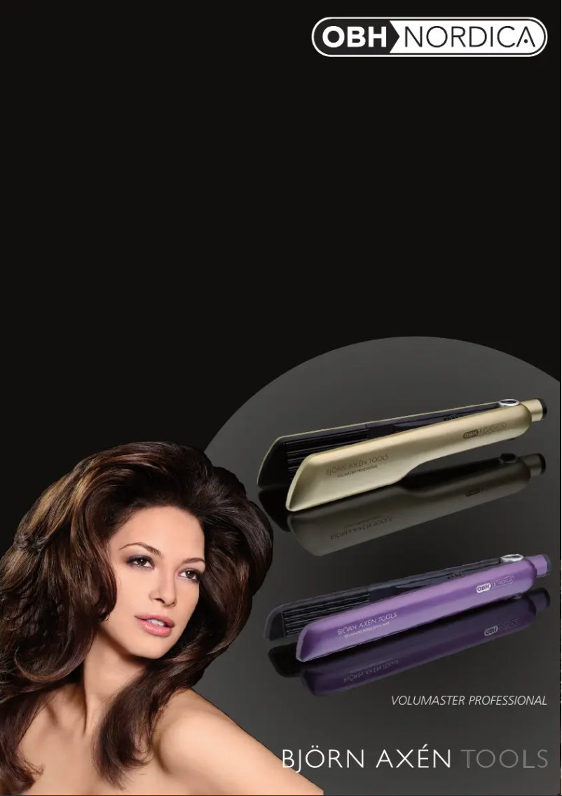 Page 1 de la notice Manuel utilisateur OBH Nordica Volumaster Professional Slim