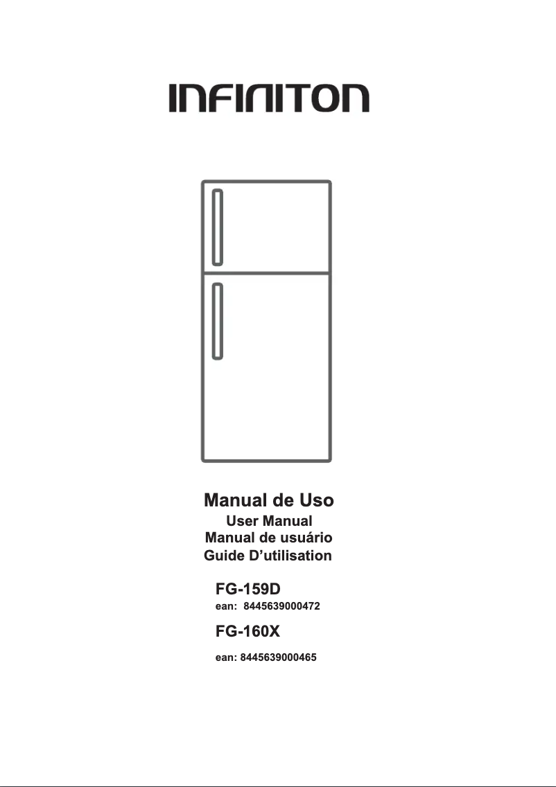 Page n°1 - Manuel utilisateur Infiniton FG-160X