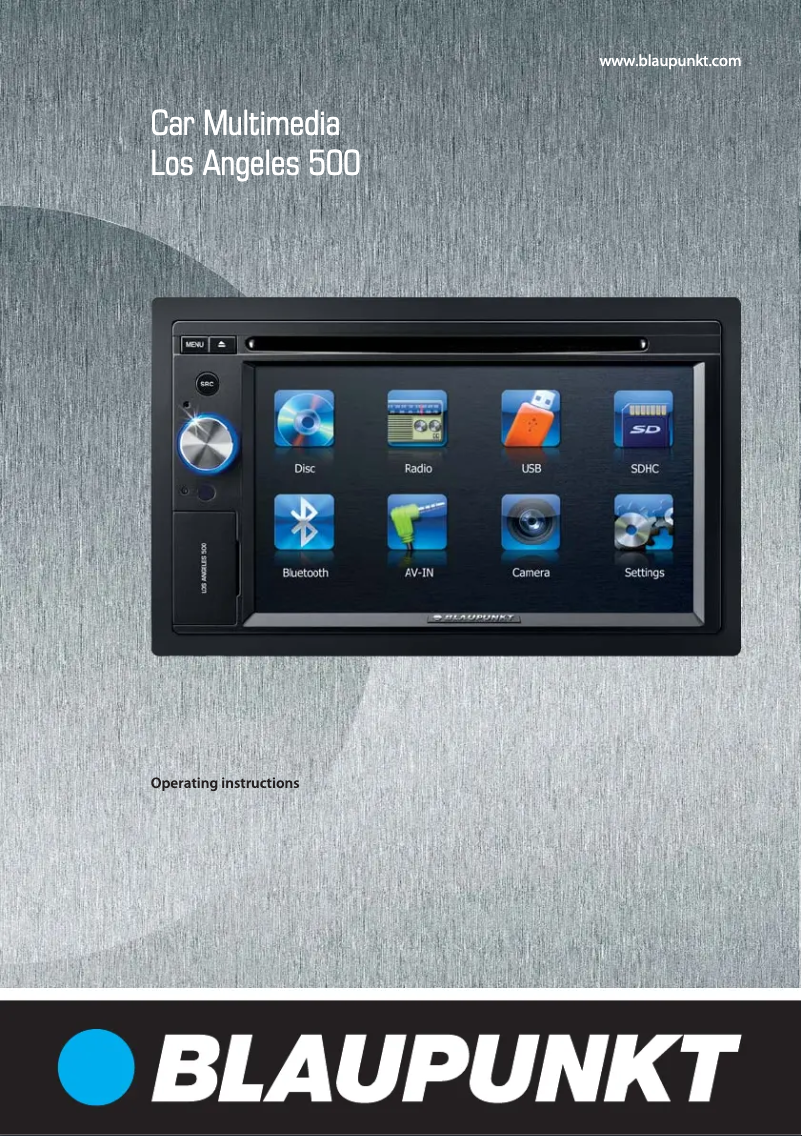 Page 1 de la notice Manuel utilisateur Blaupunkt Los Angeles 500