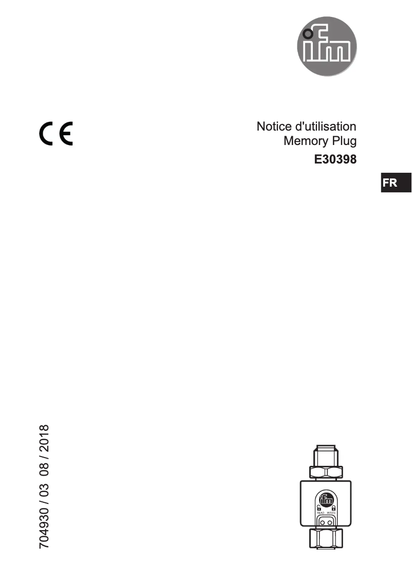 Image de la première page du manuel de l'appareil E30398