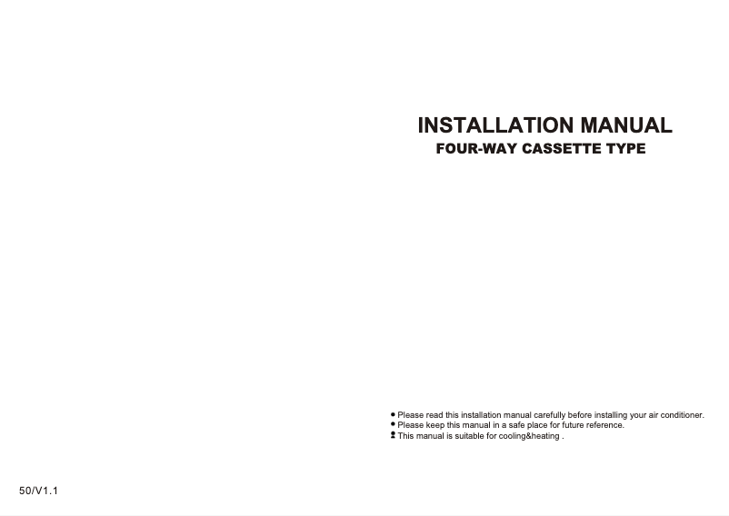 Page n°1 - Manuel utilisateur Maxicool CTL35H4A