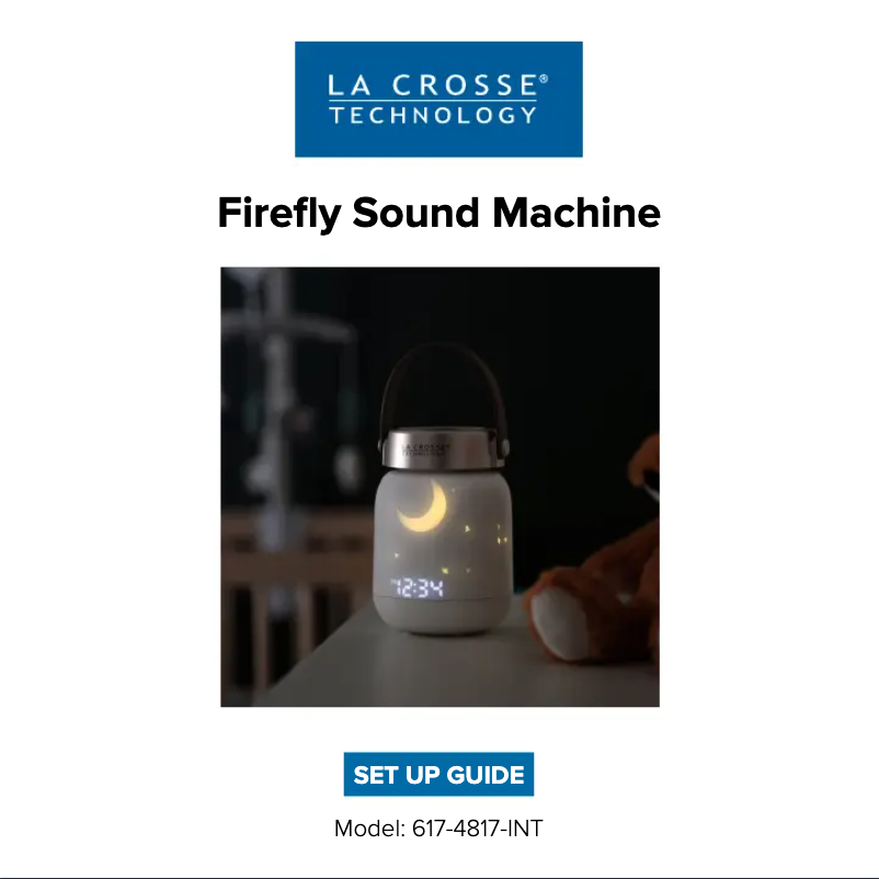 Page 1 de la notice Manuel utilisateur La Crosse Technology 617-4817-INT