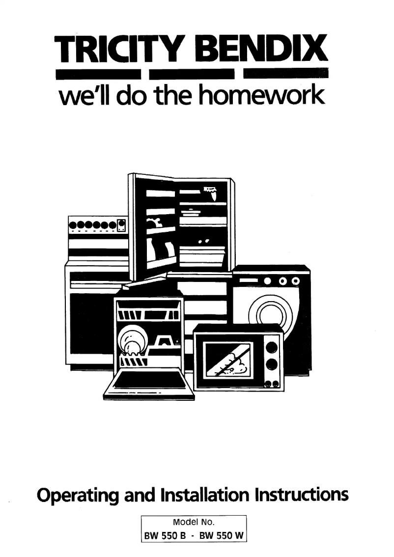 Página 1 del manual Manual de usuario Tricity BW550W