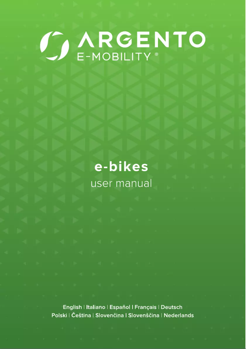 Page 1 de la notice Manuel utilisateur Argento Piuma Plus U16