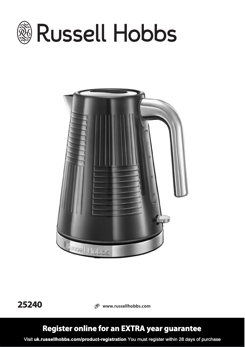 Page 1 de la notice Manuel utilisateur Russell Hobbs Geo 25240