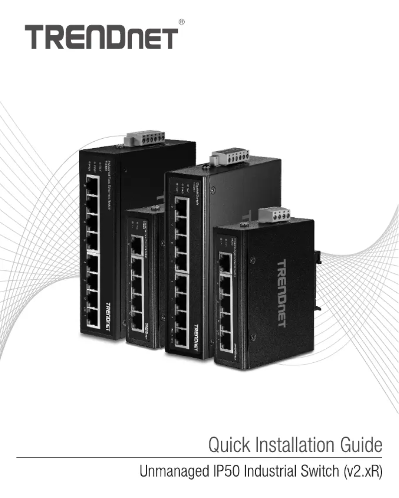 Imagen de la primera página del manual del dispositivo TI-E50
