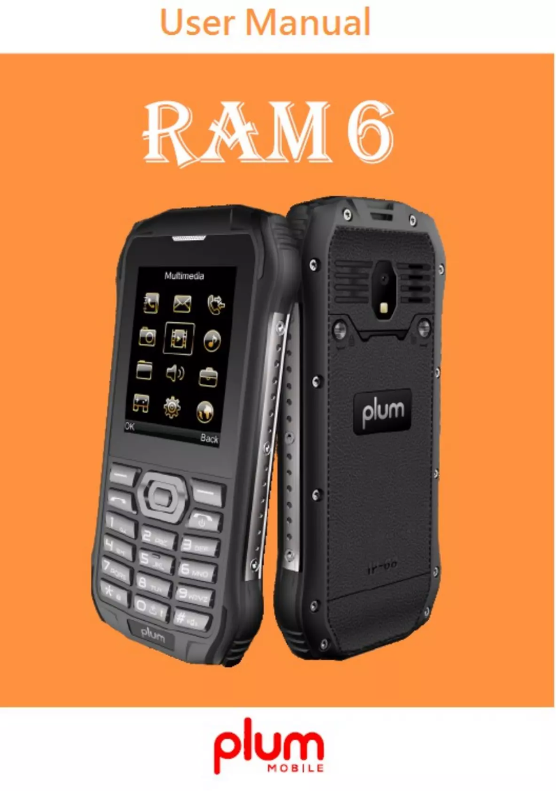 Page 1 de la notice Manuel utilisateur Plum E600