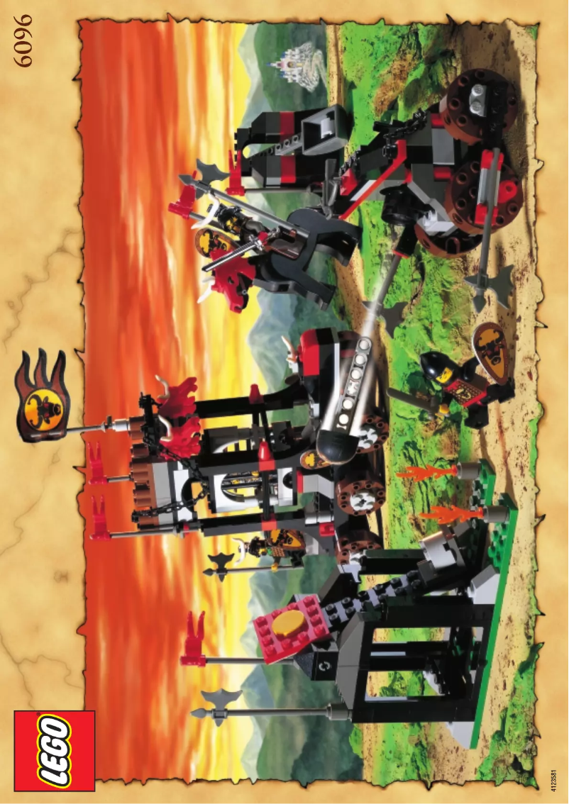 Page n°1 - Manuel utilisateur Lego Castle 6096