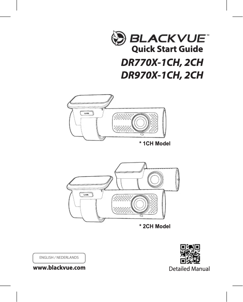 Page n°1 - Manuel utilisateur BlackVue DR970X-2CH