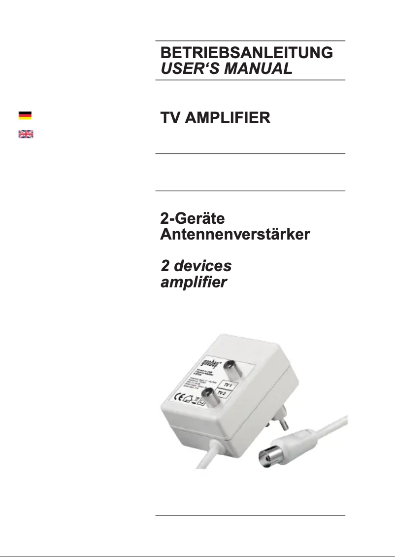 Image de la première page du manuel de l'appareil HAV10B