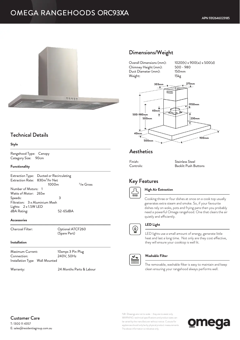 Image de la première page du manuel de l'appareil ORC93XA