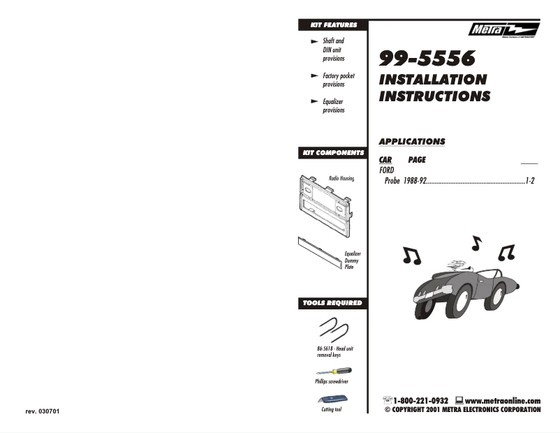 Image de la première page du manuel de l'appareil 99-5556