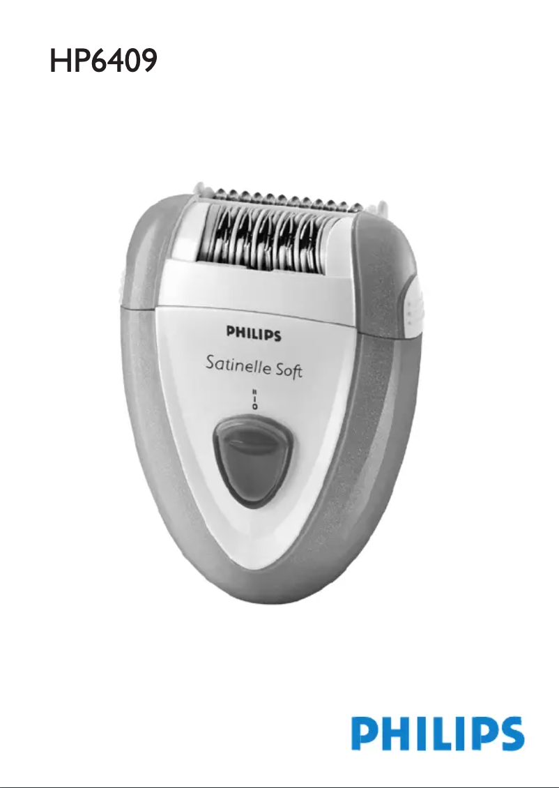 Page n°1 - Manuel utilisateur Philips Satinelle HP6409