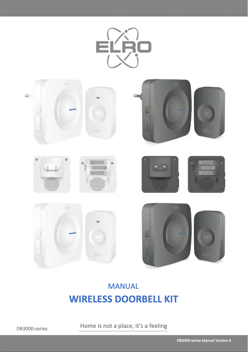 Imagen de la primera página del manual del dispositivo DB3000-P1C1B