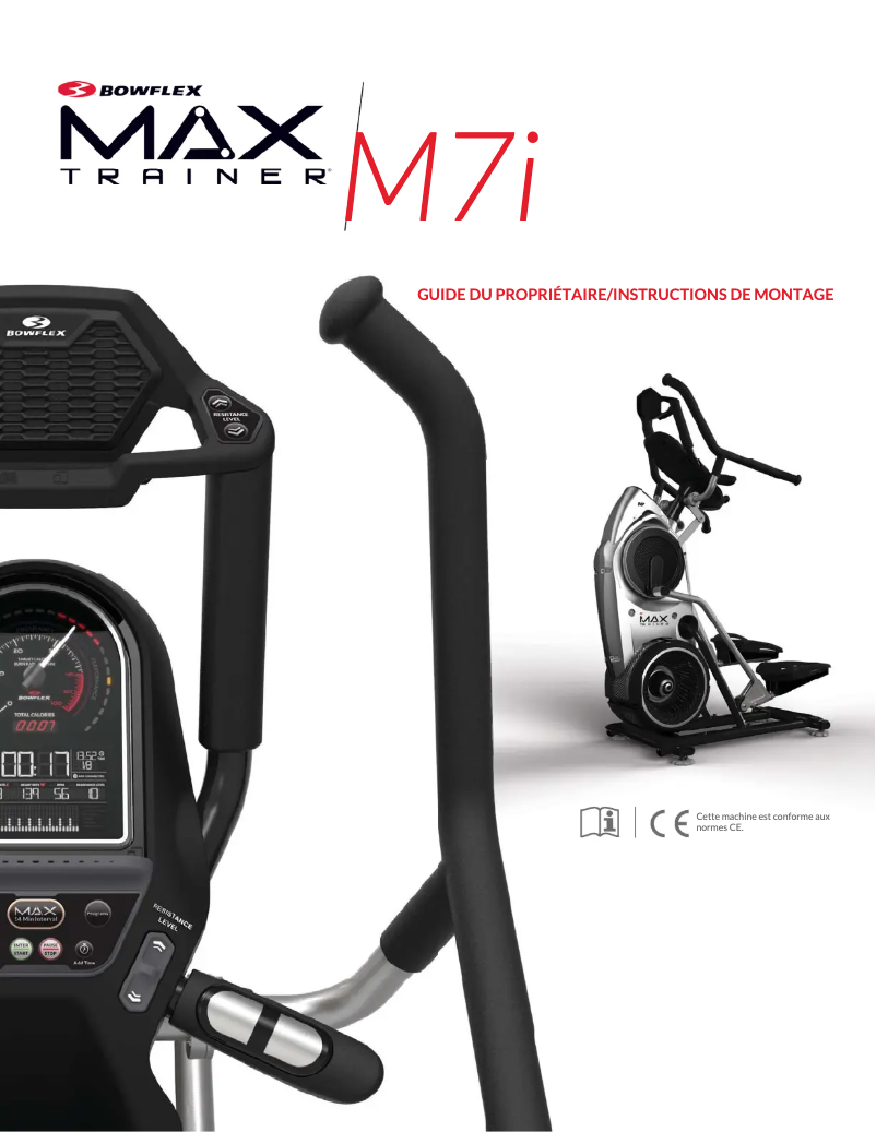 Image de la première page du manuel de l'appareil Max Trainer M7i